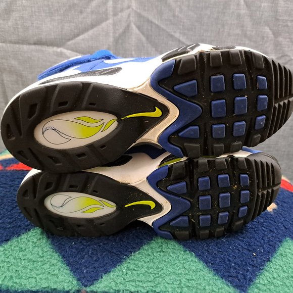 Nike Air Griffey Max 1 GS Varsity Royal Blue Volt DJ5162-400- 5.5Y Kids - Picture 6 of 16